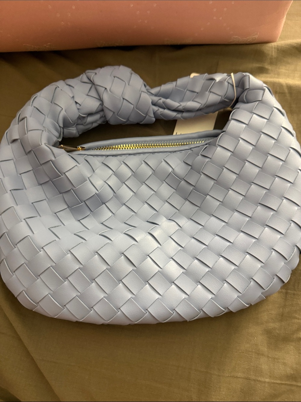 NWT Urban Baby Blue Expressions Woven Bag